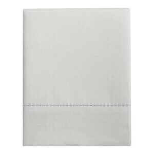 Hudson Park 680 Thread Count King Flat Sheet Silver